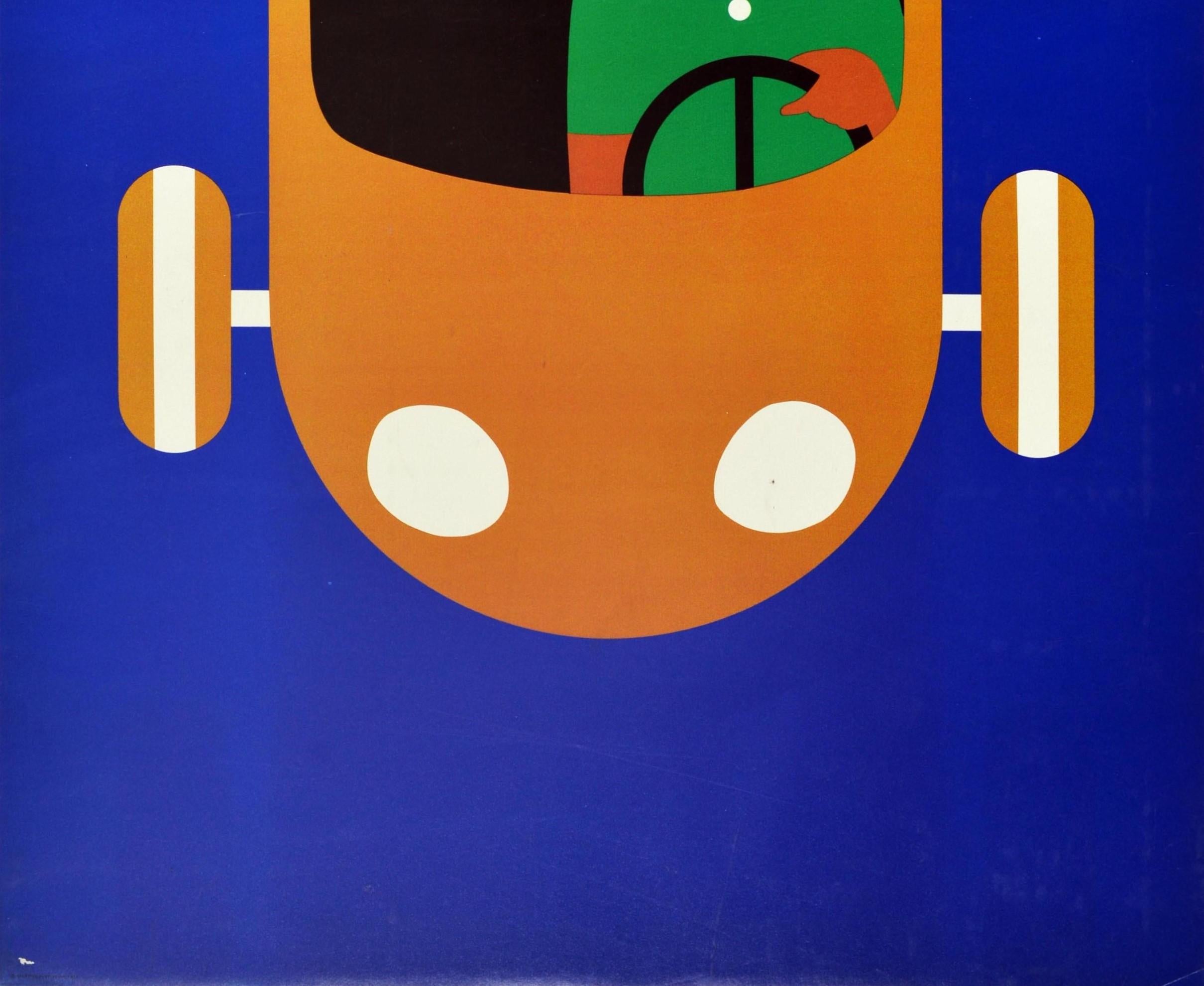 Affiche rétro originale, Jouets d'enseignement, Jouets créatifs, Jouets pour conducteurs, Jouets automobiles Bon état - En vente à London, GB