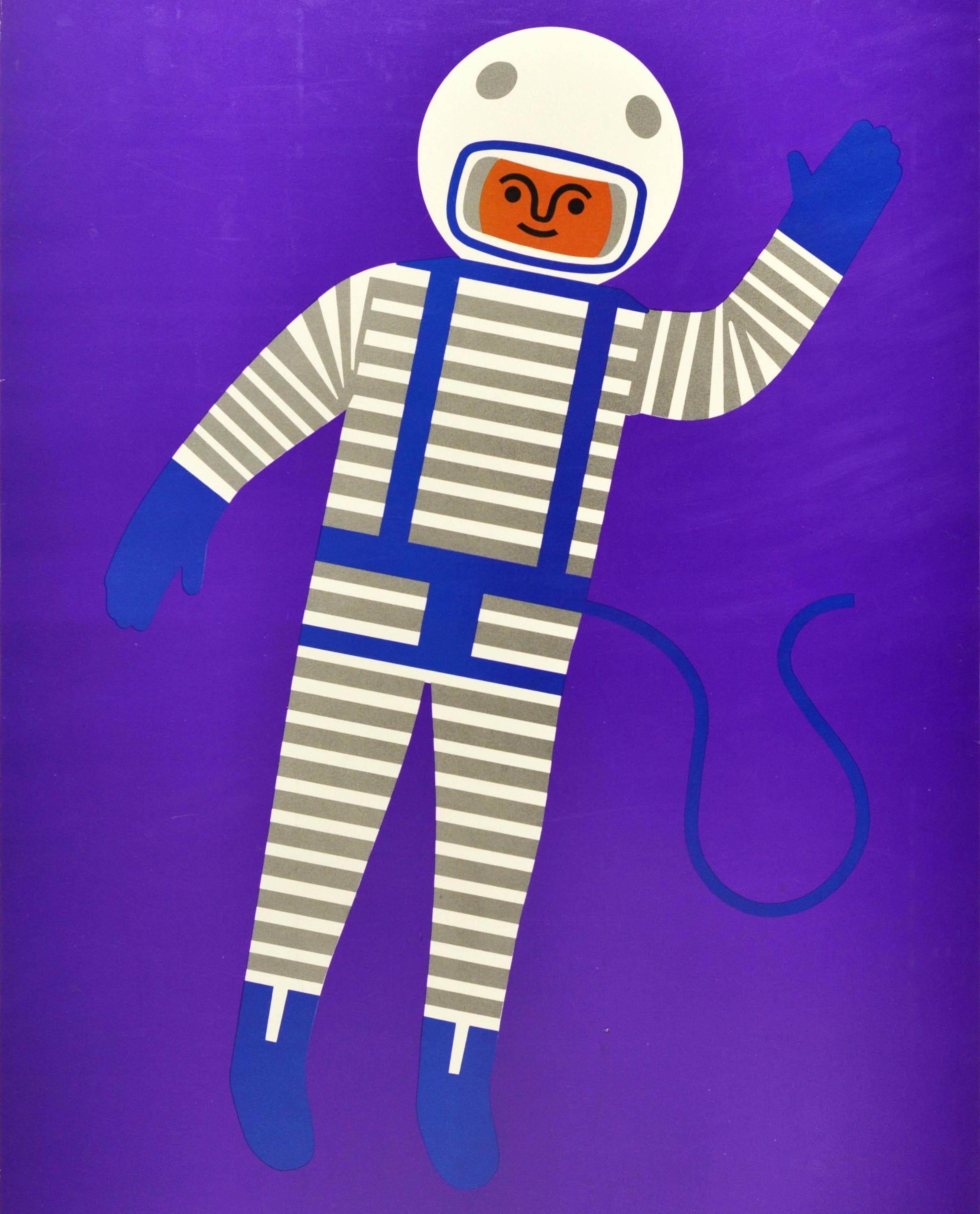 American Original Vintage Poster Creative Playthings Educational Toys Spaceman Astronaut