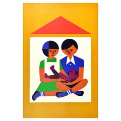 Original Vintage Poster Creative Playthings Educational Toys Teddy Bear House