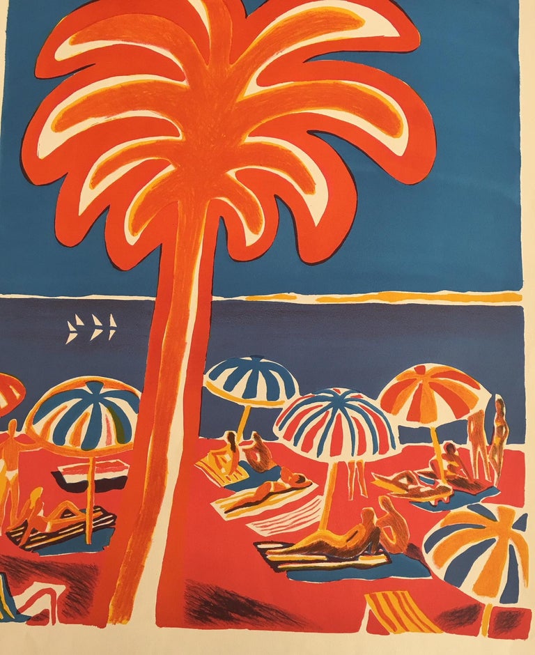 Original Lithograph Poster By Villemot 