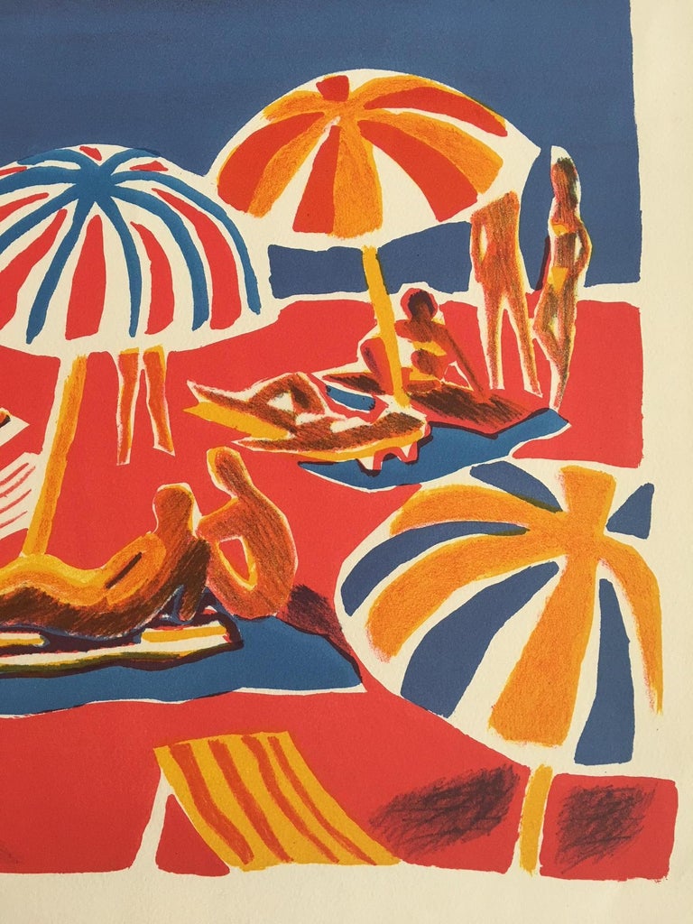 Original Vintage Poster, D’apres by Bernard Villemot, Original