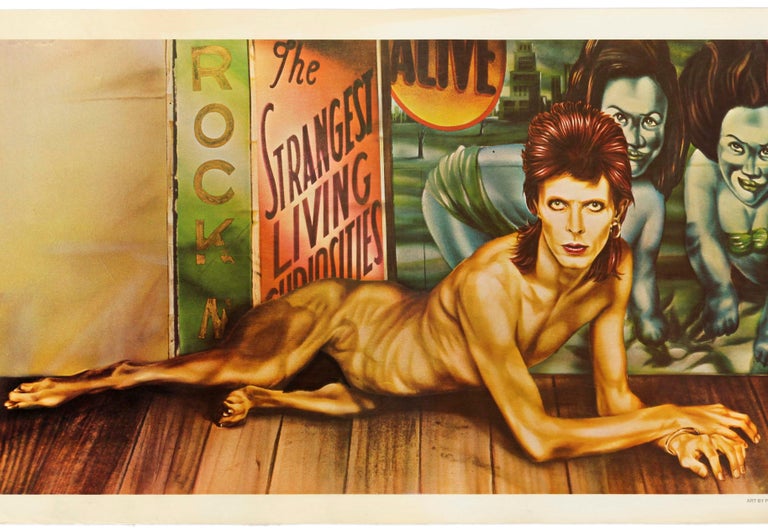 Original Vintage Poster David Bowie Diamond Dogs Iconic ...