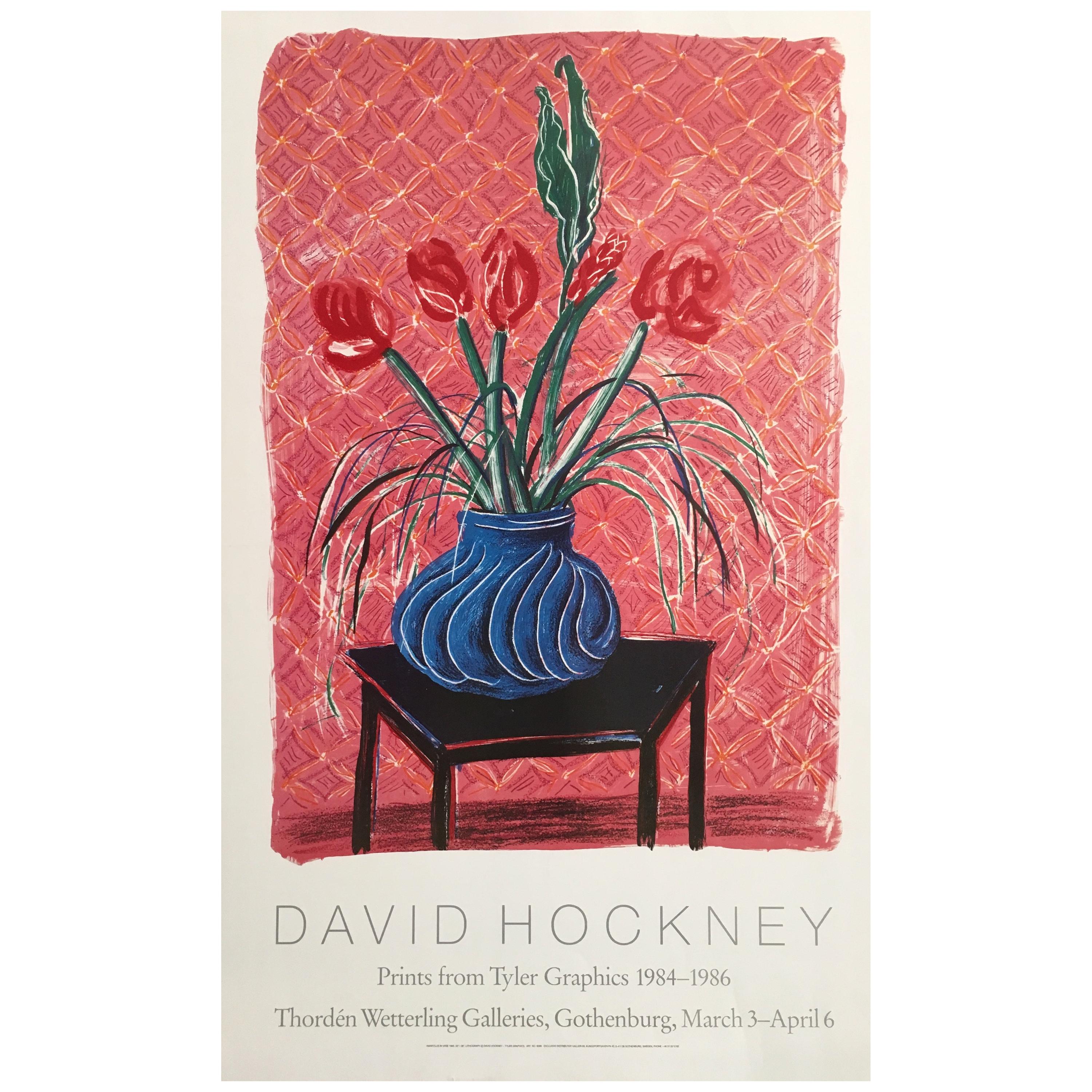 Original Vintage Poster David Hockney, 'Prints From Tyler Graphics, 1984-1986'