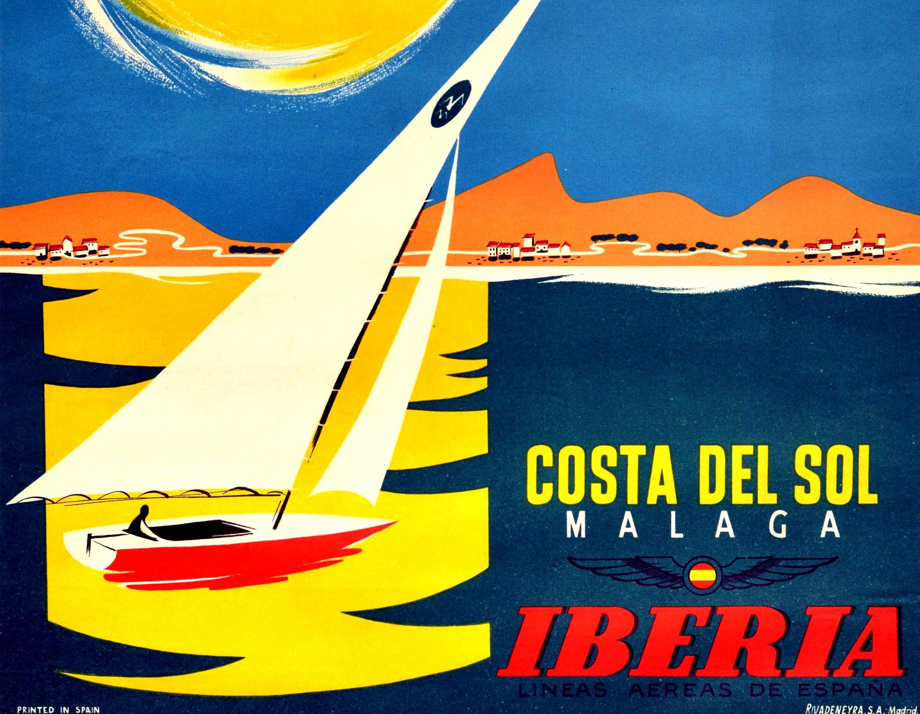 malaga vintage poster