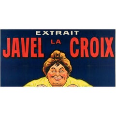 Cartel Vintage Original-Eugene Ogé-Javel Lacroix Javel-Lessive, 1914