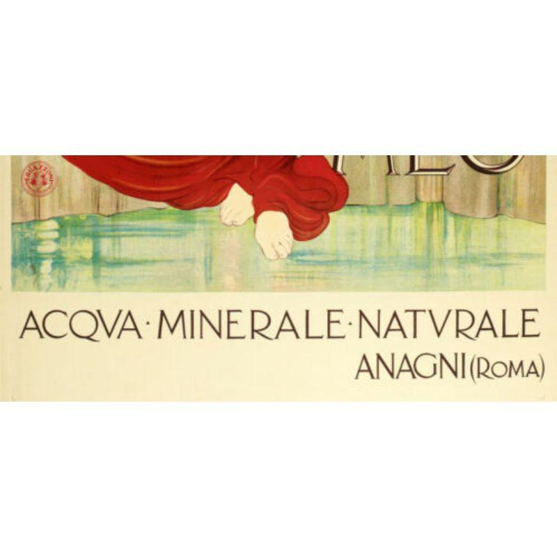 Art Nouveau Original Vintage Poster-F. Non-Fonte Meo-Acqua Minerale Naturale, 1924