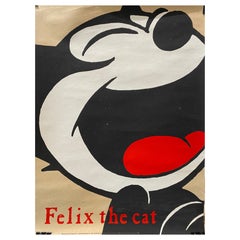 Original Vintage By Poster, 'Felix die Katze' gedruckt auf 100% Recyclingpapier, ca. 1990