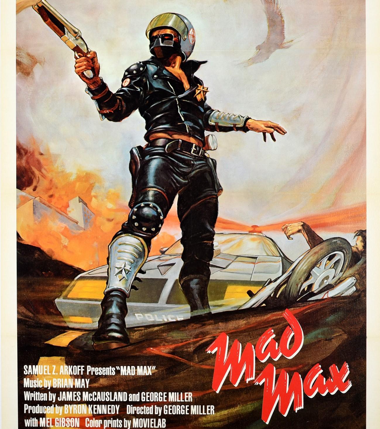 original mad max movie poster 1979