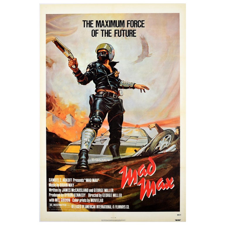 Original Vintage Poster For Mad Max Cult Movie Futuristic Sci-Fi Film Mel  Gibson For Sale at 1stDibs | vintage sci fi poster, 70s sci fi movie posters,  deer hunter mao gif