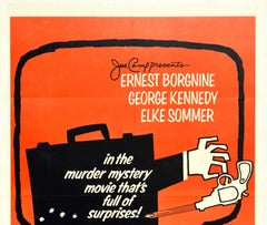 Original Vintage Poster For The Double McGuffin Con Artists Murder Mystery Movie