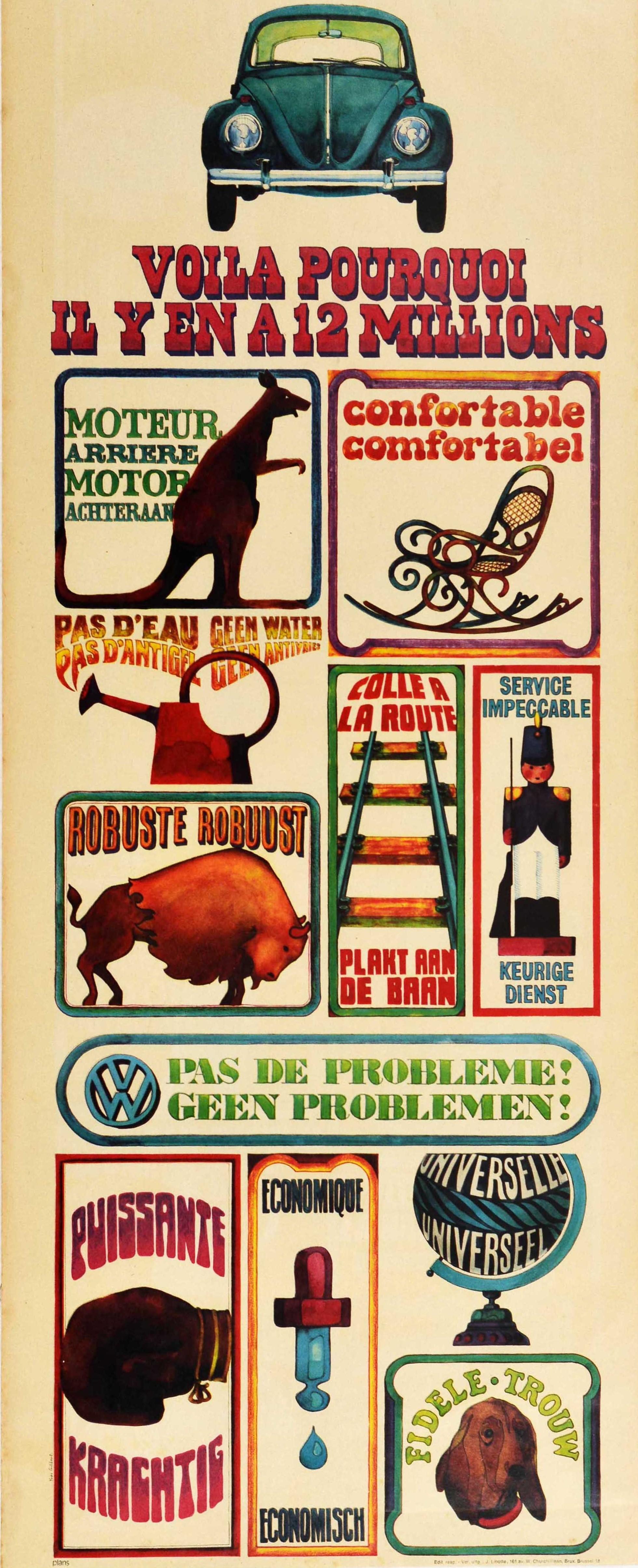 vw beetle poster