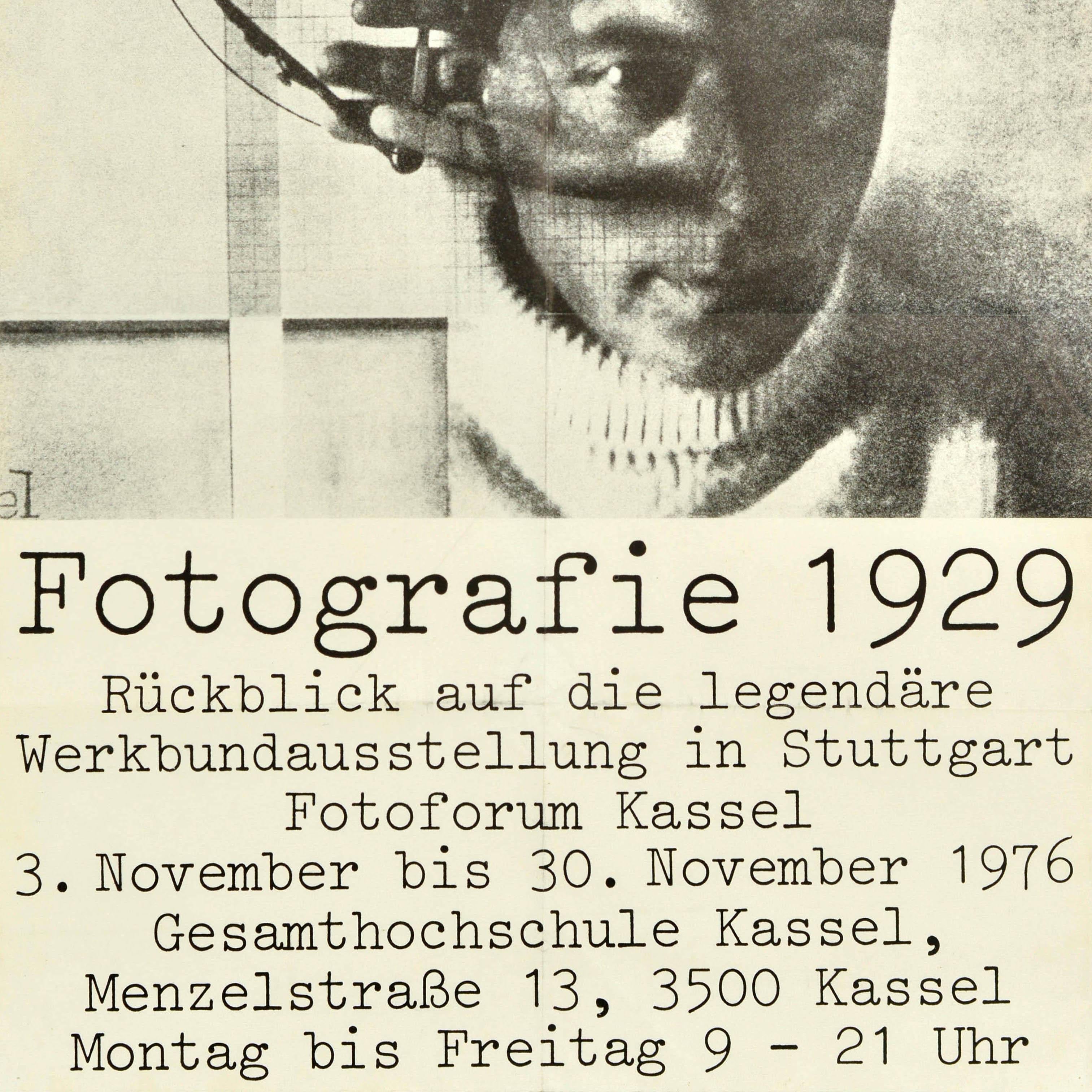 Original-Vintage-Poster, Fotografie 1929, Werkbund-Ausstellung Kassel, Foto Montage im Zustand „Gut“ im Angebot in London, GB
