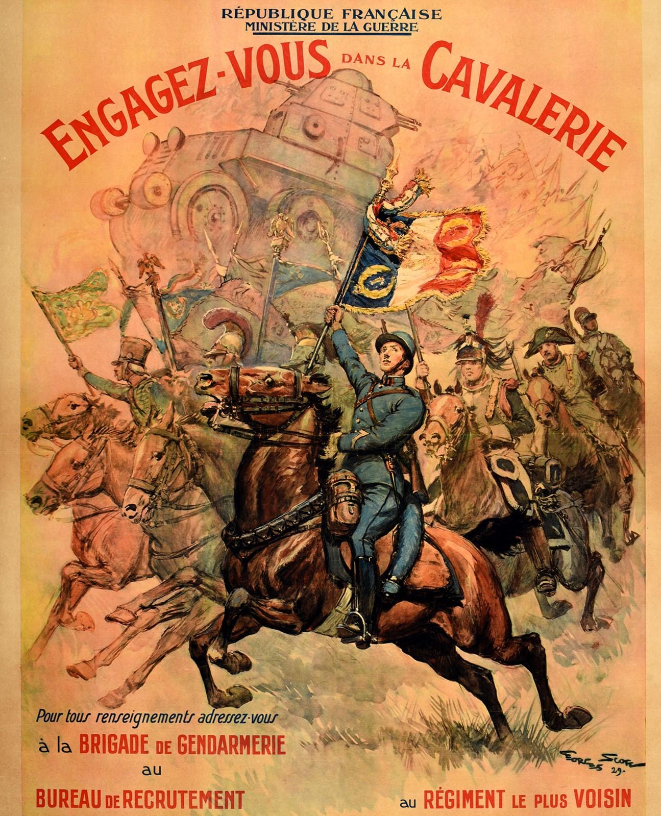 french cavalry ww1
