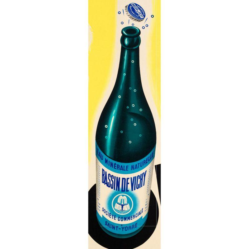 Original Vintage Poster-G. Nicolitch-Vichy Saint-Yorre-Mineralwasser, 1953 (Moderne der Mitte des Jahrhunderts) im Angebot