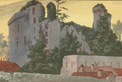 Original Vintage Poster, Geo Dorival, Sud Vendée, Clisson, Atlantic Ocean, 1912