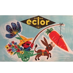 Original Vintage Poster, Graines Eclor, 1958