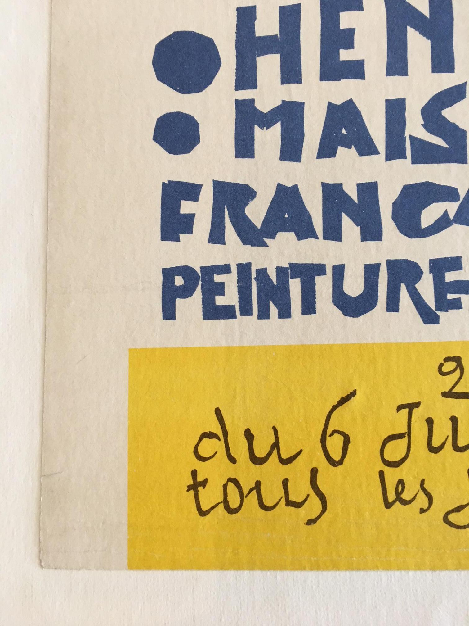 matisse vintage poster