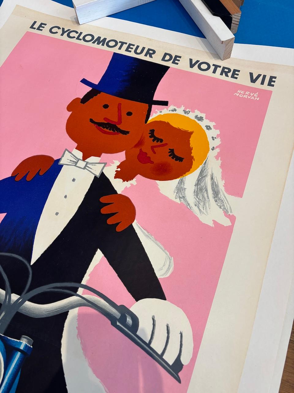 Poster originale d'epoca, Herve Morvan 