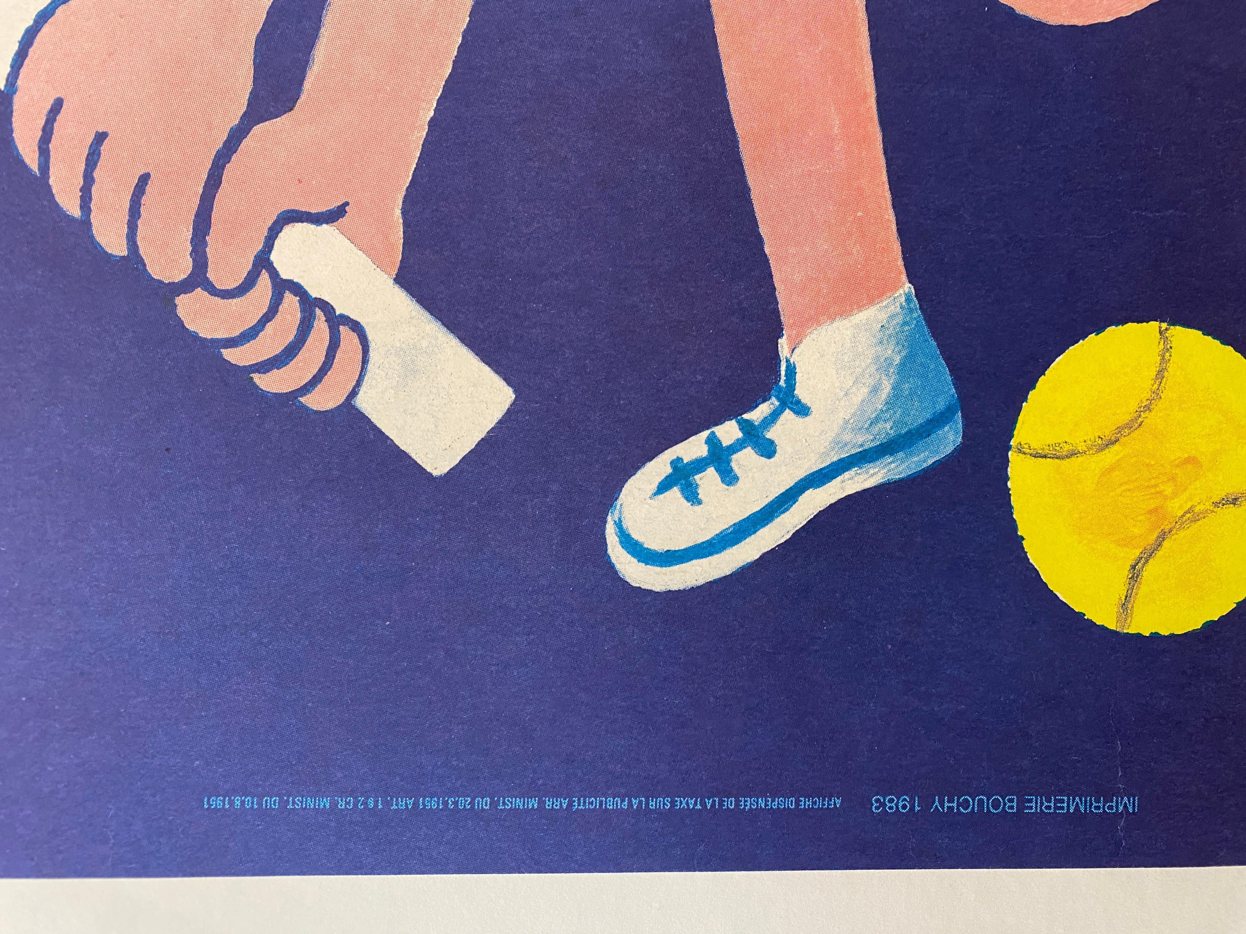 Poster originale d'epoca, 'Jeunesse Au Plein Air' C. 1980 A.Morvan & L.C. In condizioni buone in vendita a Melbourne, Victoria