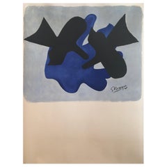 Original Vintage Poster 'LES METAMORPHOSES' by Braque, 1963