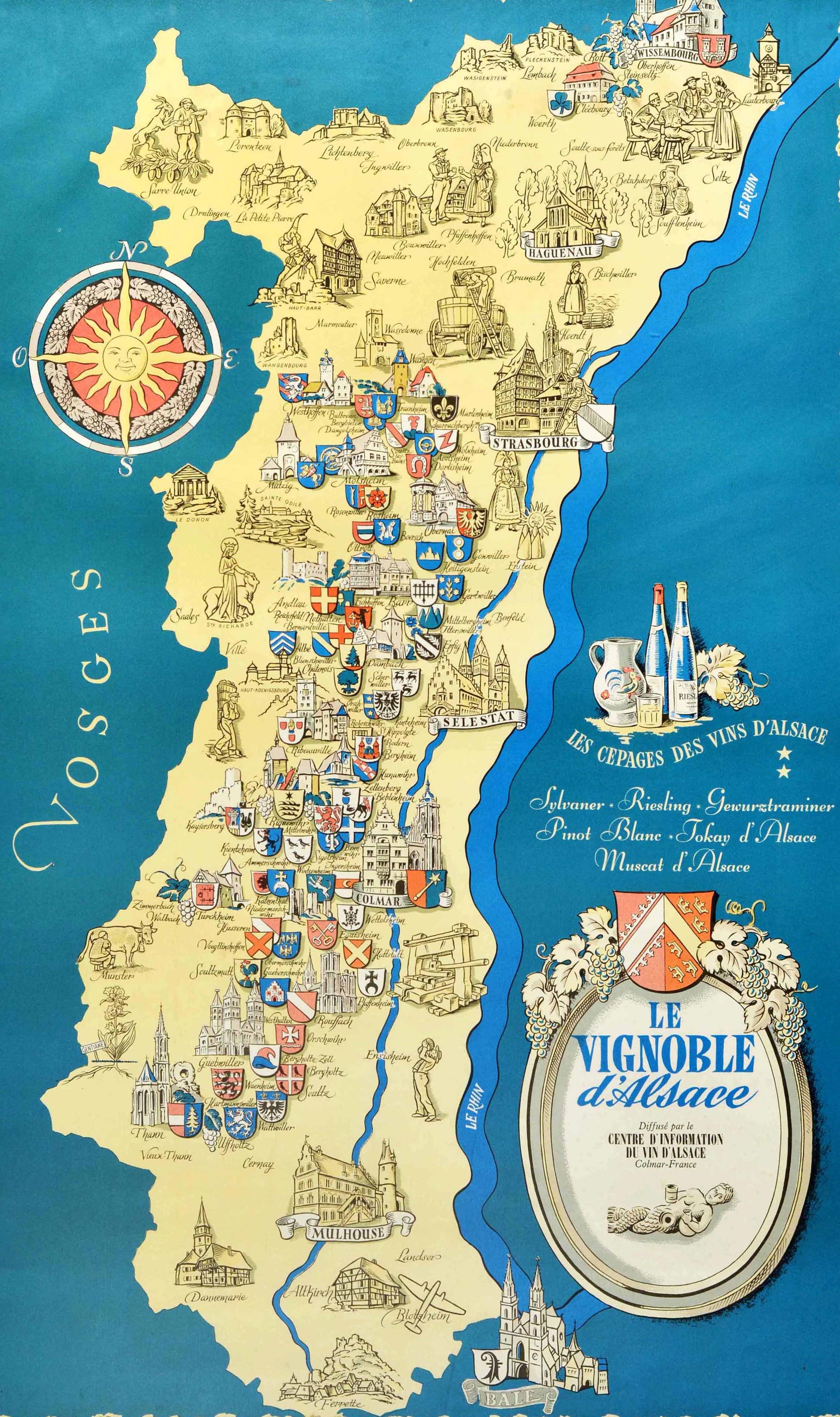 alsace wine map