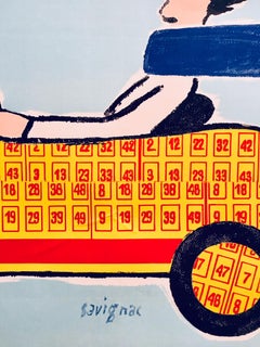Original Vintage Poster:: Loto:: by Savignac