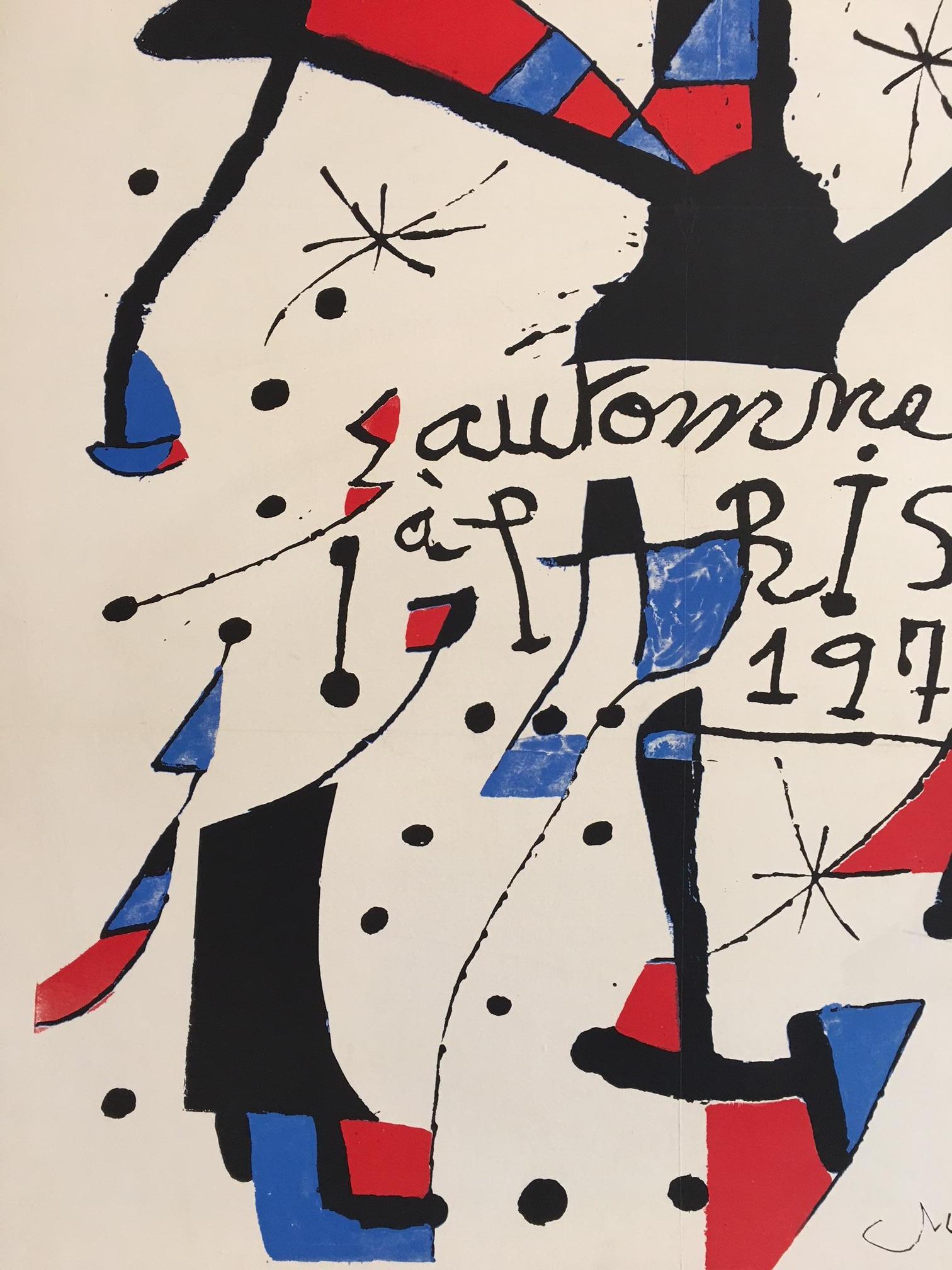 Artist: 
Joan Miro

Year 
1972.

Dimensions: 
129 x 89 cm

Condition: 
Excellent

Format: 
Linen backed.

 
