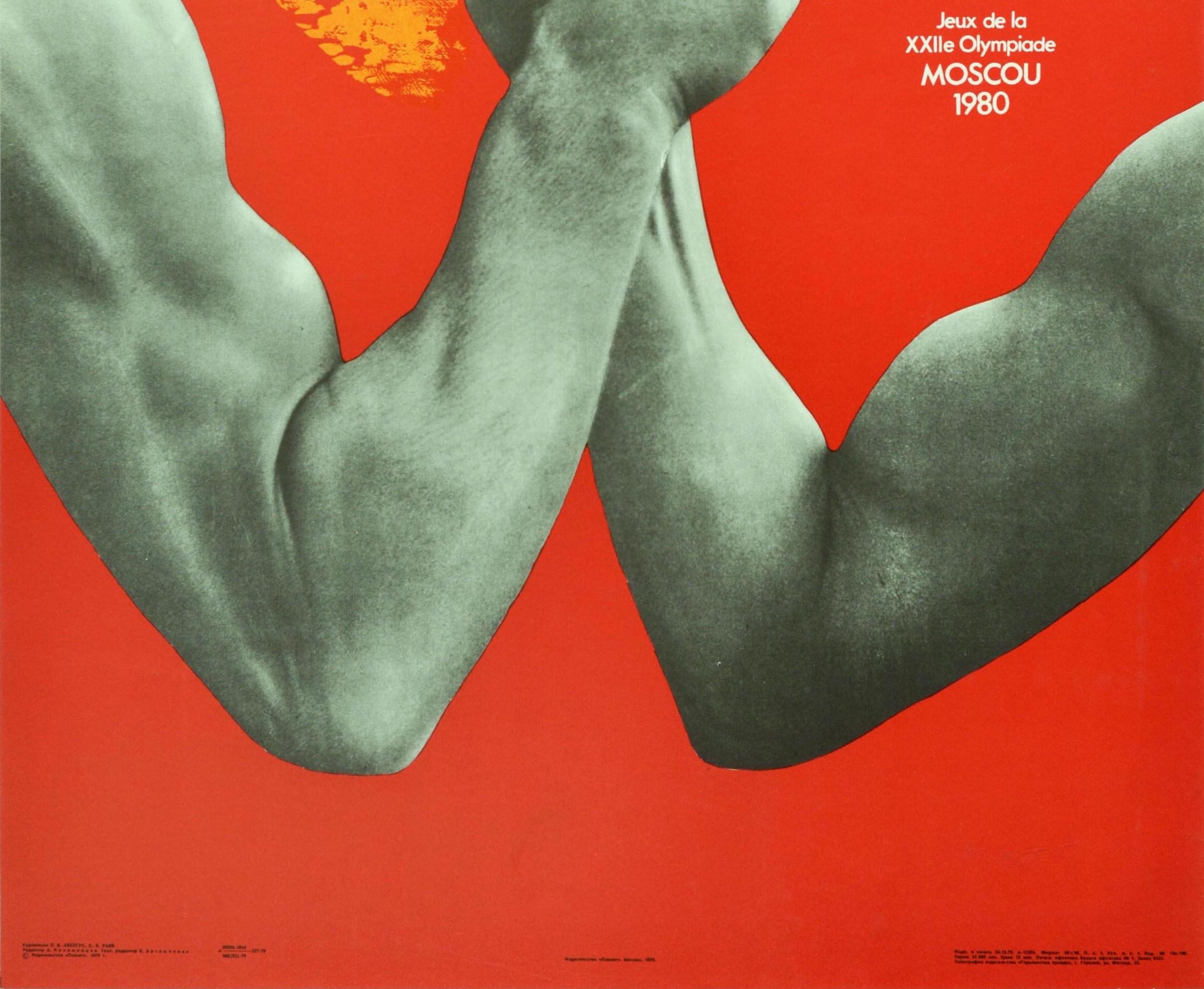 wie sieht das offizielle olympia poster aus