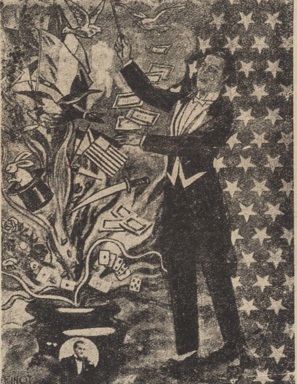French Nicolitch, Original Vintage Poster, Levallier, Magic Show Tour, c. 1940 For Sale