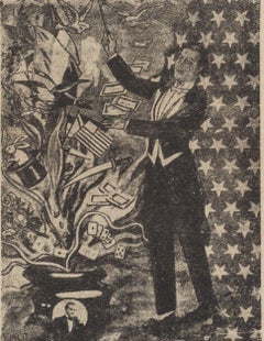 Nicolitch, Original Vintage Poster, Levallier, Magic Show Tour, c. 1940