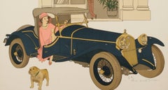 Denis Paul Noyer, Stampa di auto d'epoca, Le Pré Catelan, Ristorante, Parigi, 1979