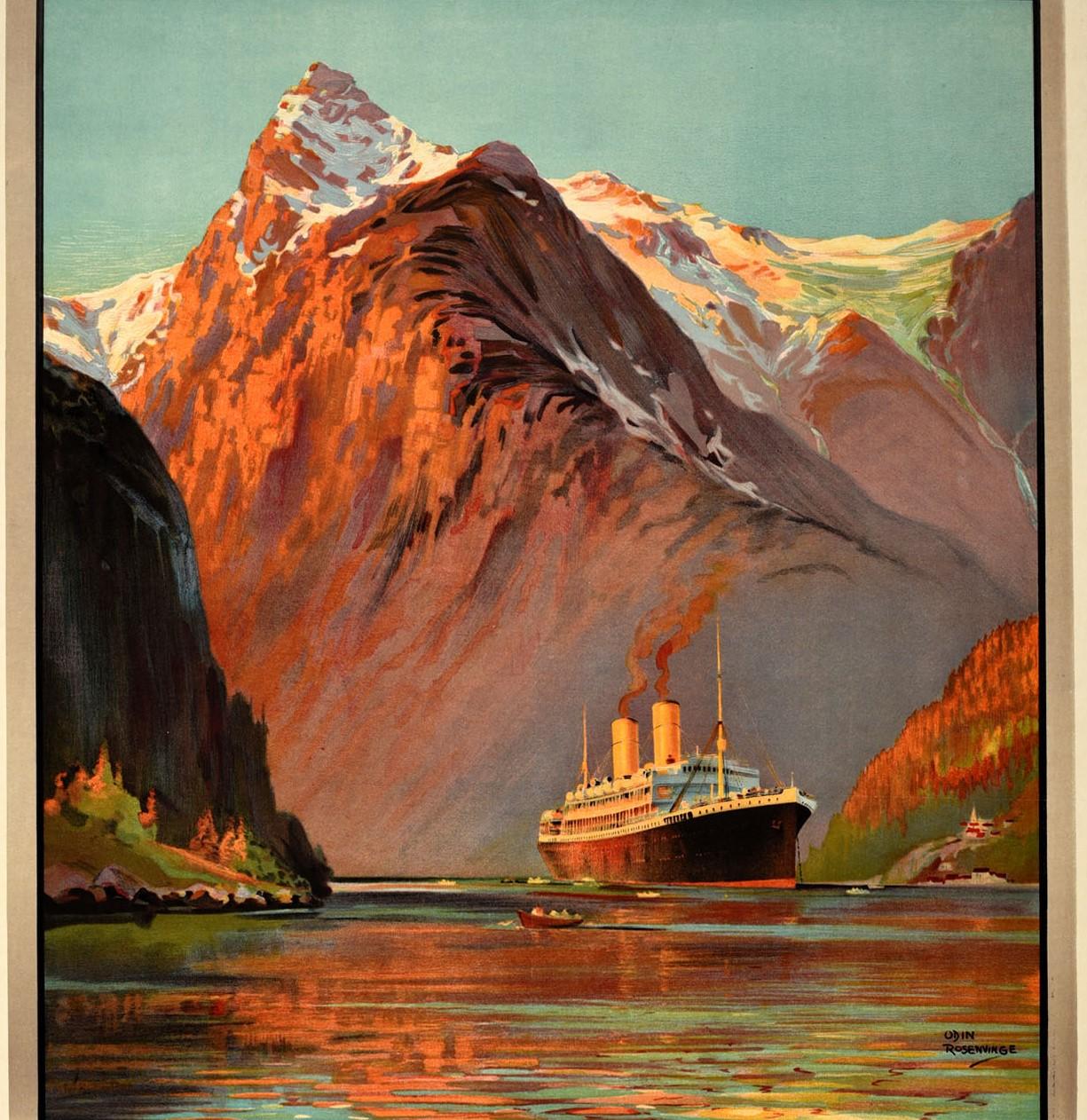 orient line cruises to norway 1924