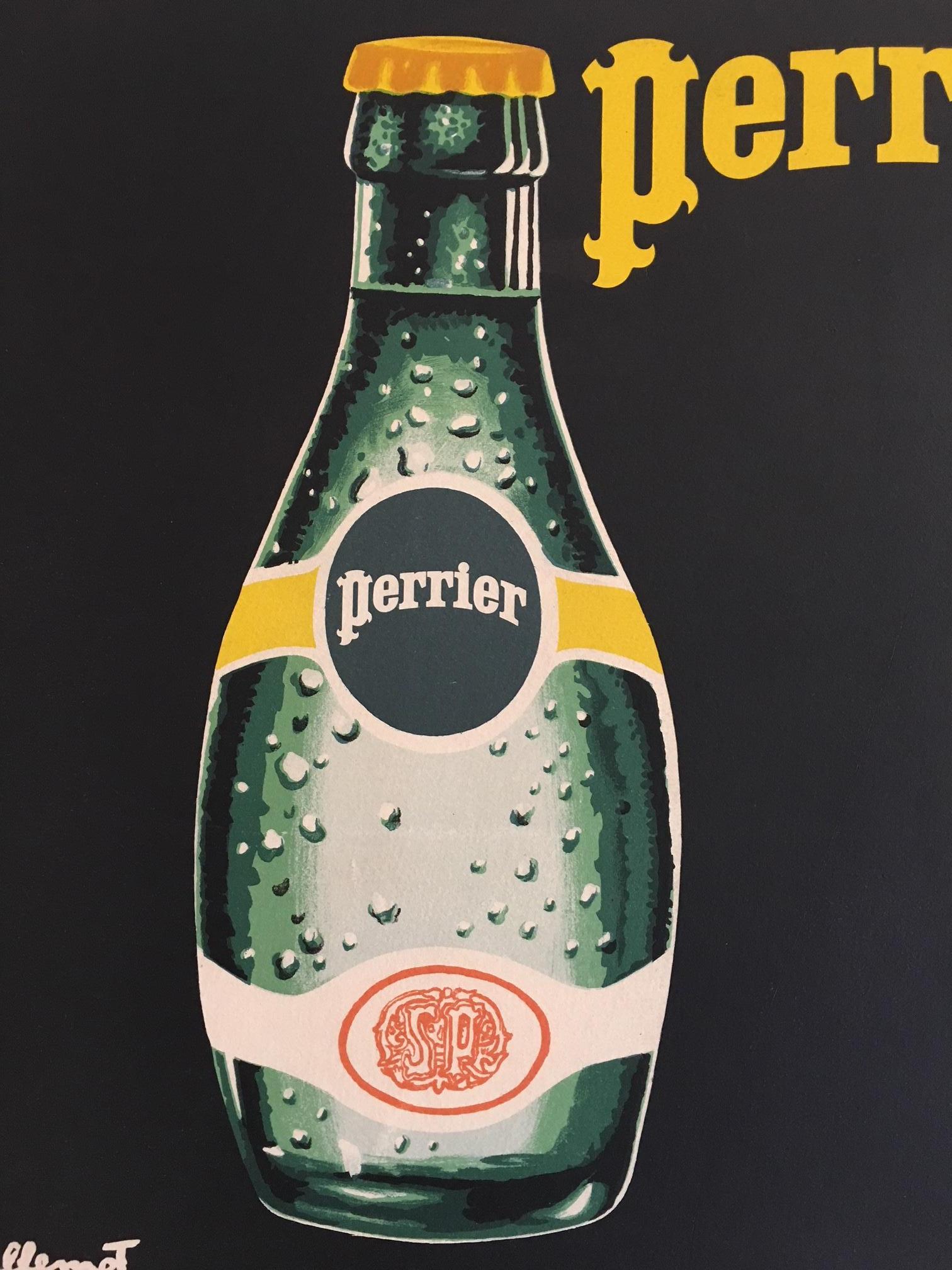 vintage perrier bottle