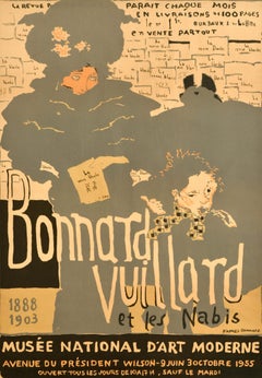 Poster originale d'epoca Pierre Bonnard Vuillard Et Les Nabis La Revue Blanche