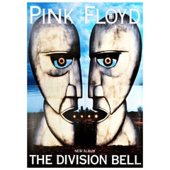 Original Retro Poster Pink Floyd The Division Bell Music Album Art Metal Heads