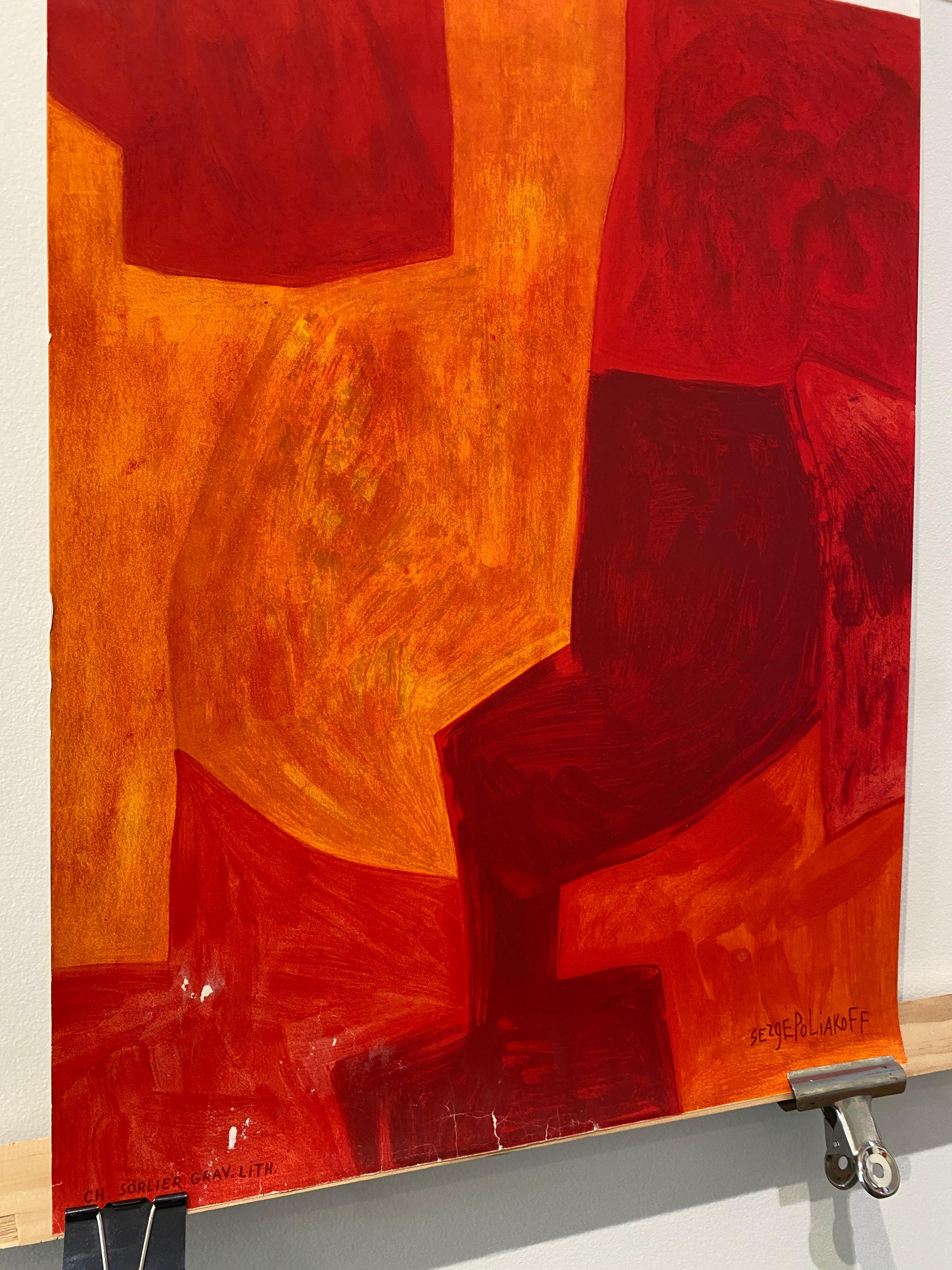 Original Vintage Poster Poliakoff 'Gouaches 1944-1969' im Angebot 8