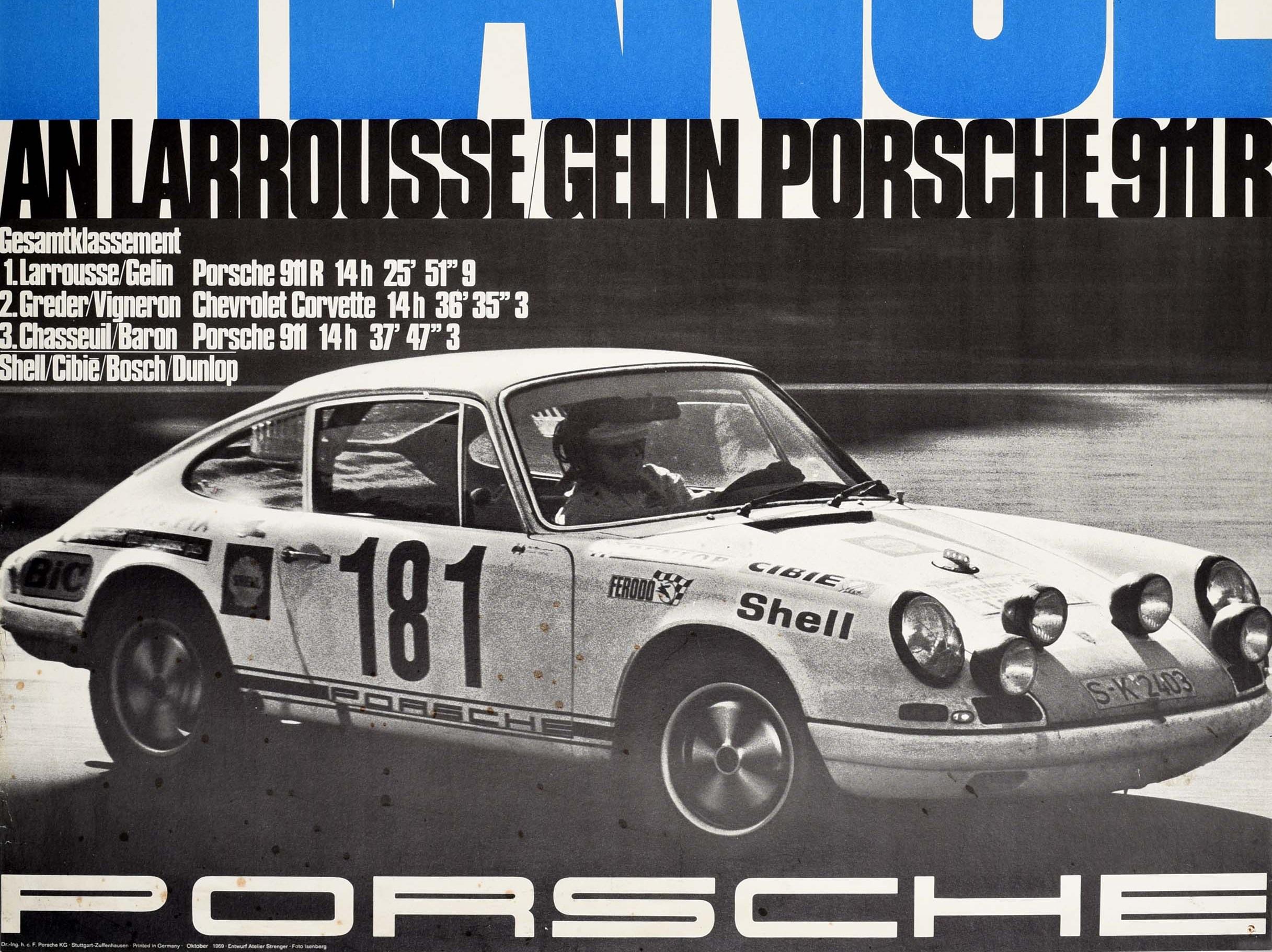 porsche advertising posters