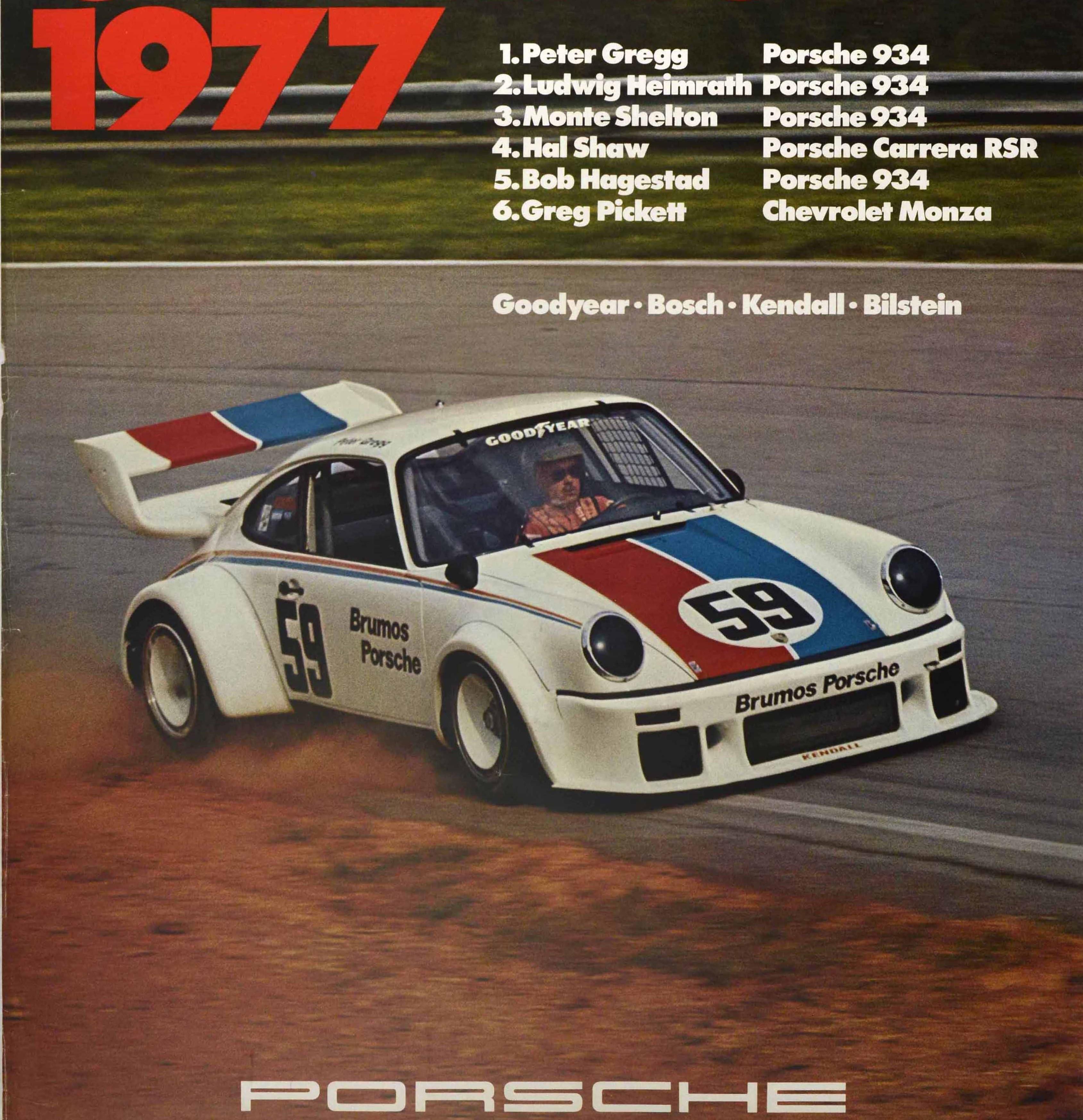 vintage porsche posters for sale