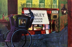 Original Vintage Poster Post Office Savings Bank Panley Grocer Oilman Vauxhall