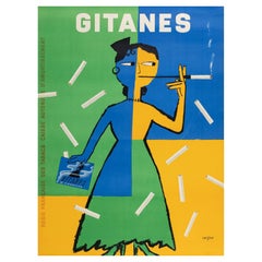 Original Vintage Poster-Raymond Savignac-Gitanes-Tobacco-Cigarette, 1953