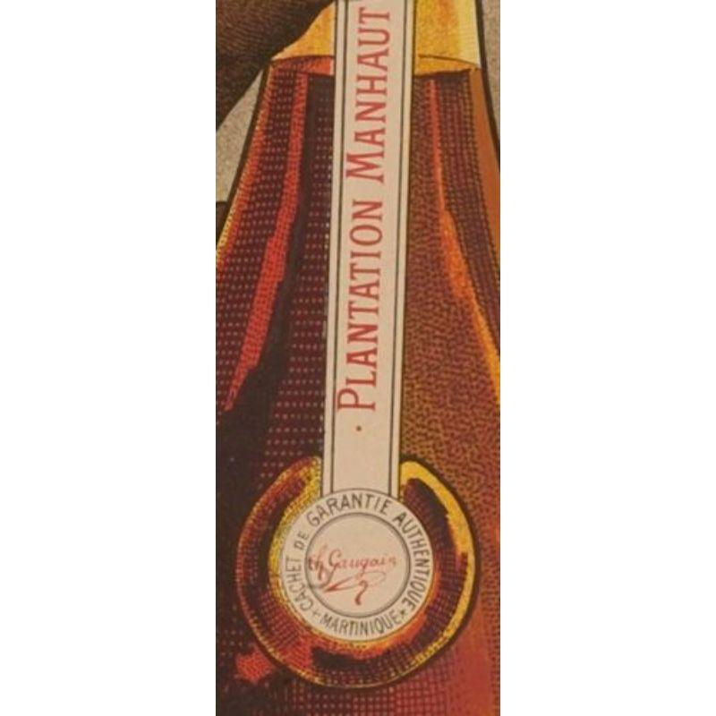 Cartel Vintage Original Ron, Rhum, Martinica, Antillas, 1900 Belle Époque en venta