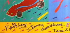 Original Vintage Poster Rolling Stones American Tour 81 Tattoo You Album Concert