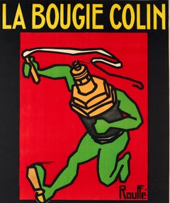 Original Vintage Poster-Rouffé-Colin Candle-Car-Motor, 1930