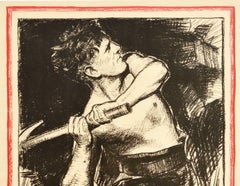 Original Vintage Poster Save Britain's Coal Industry Vote Labour Party Elections