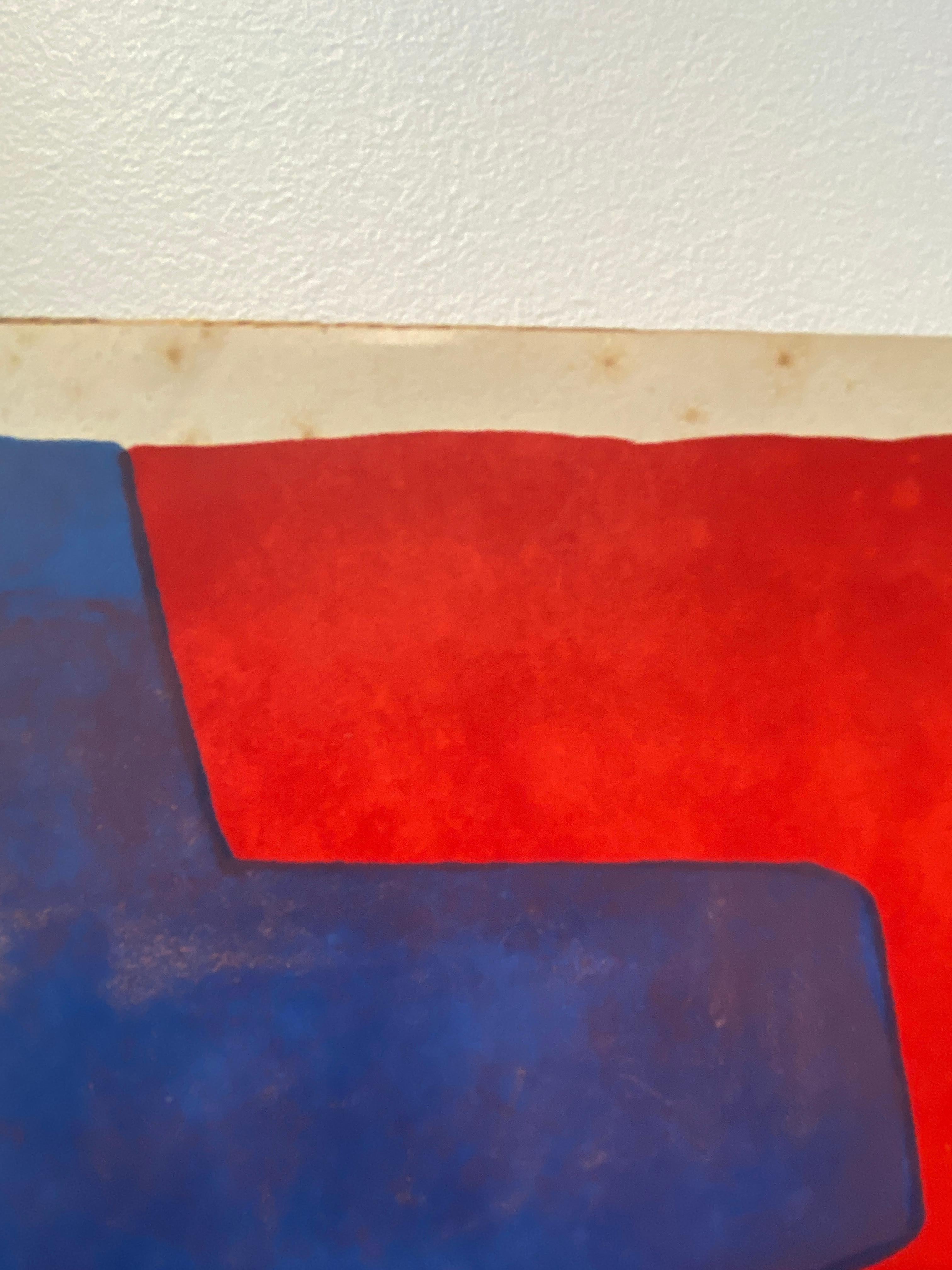 Original Vintage Poster Serge Poliakoff 'ABCD' Exhibition, 1973 For Sale 1