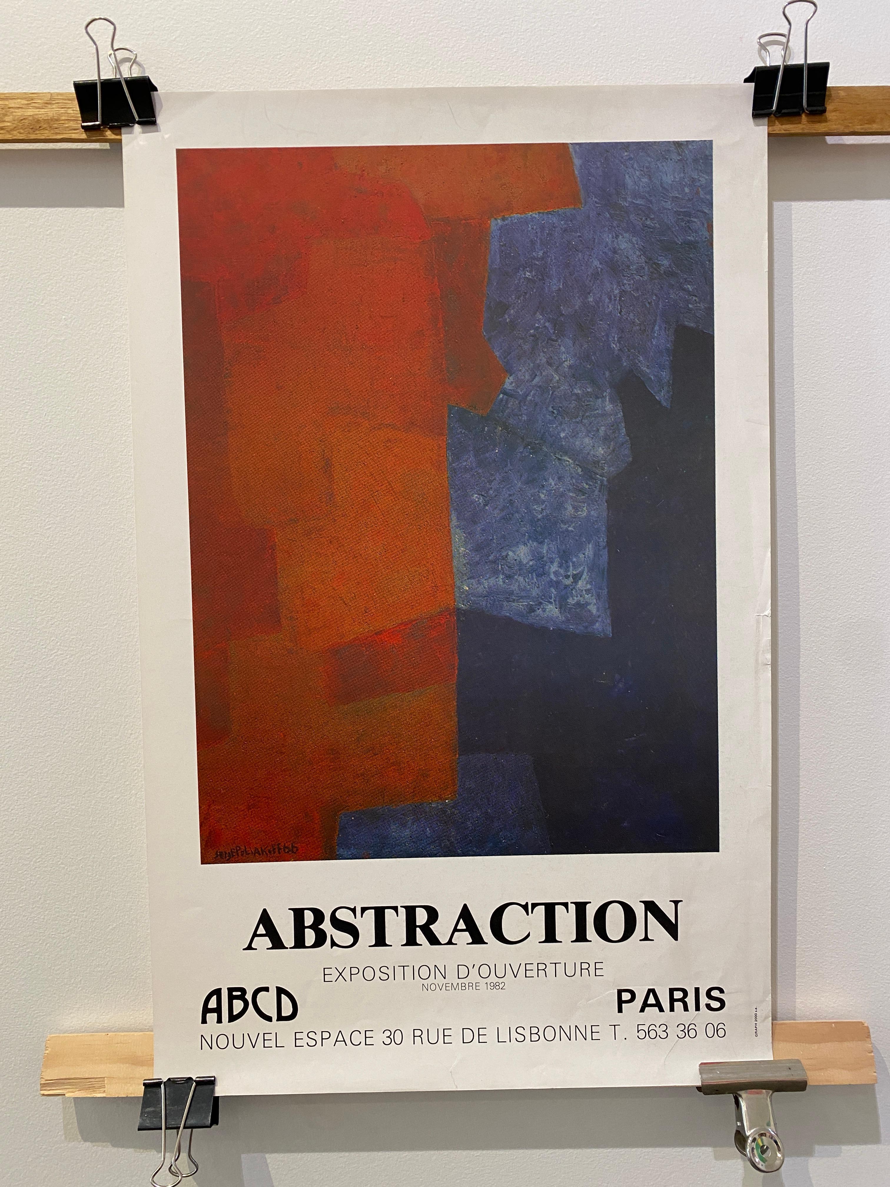 Poster originale d'epoca della mostra 
