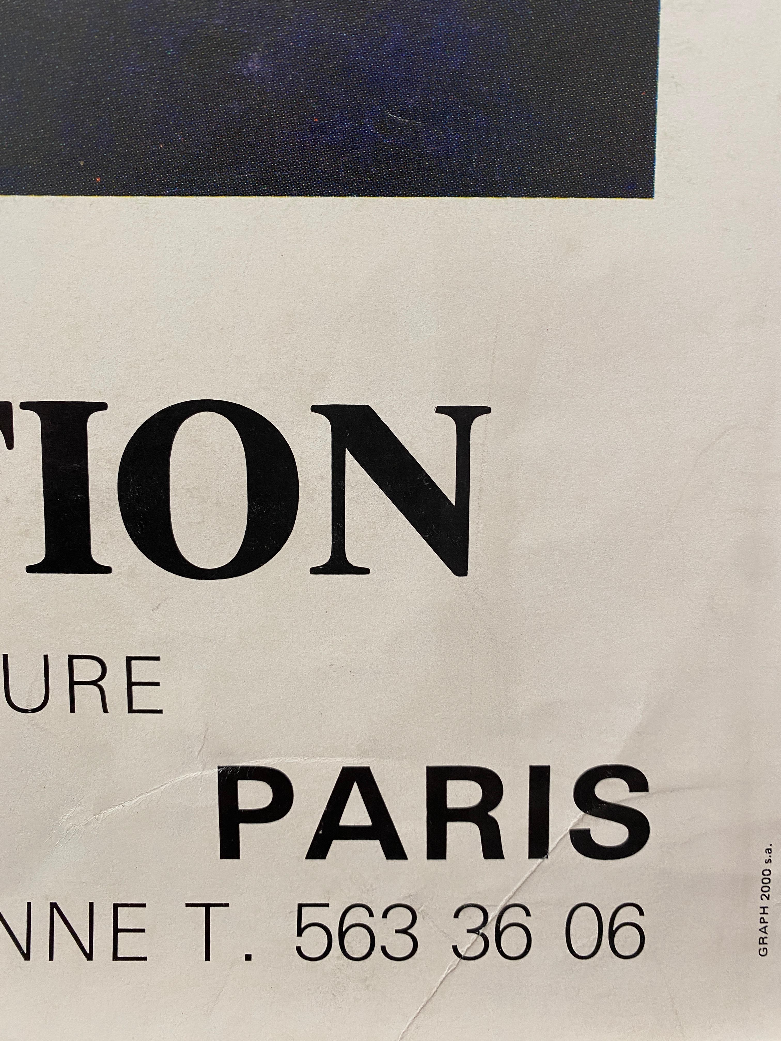 Poster originale d'epoca Serge Poliakoff, 'Abstraction' 1980 In condizioni buone in vendita a Melbourne, Victoria
