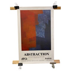 Poster originale d'epoca Serge Poliakoff, 'Abstraction' 1980