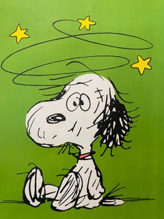 Original Vintage Poster Snoopy Happy Monday! c. 1958 von Charles Schulz