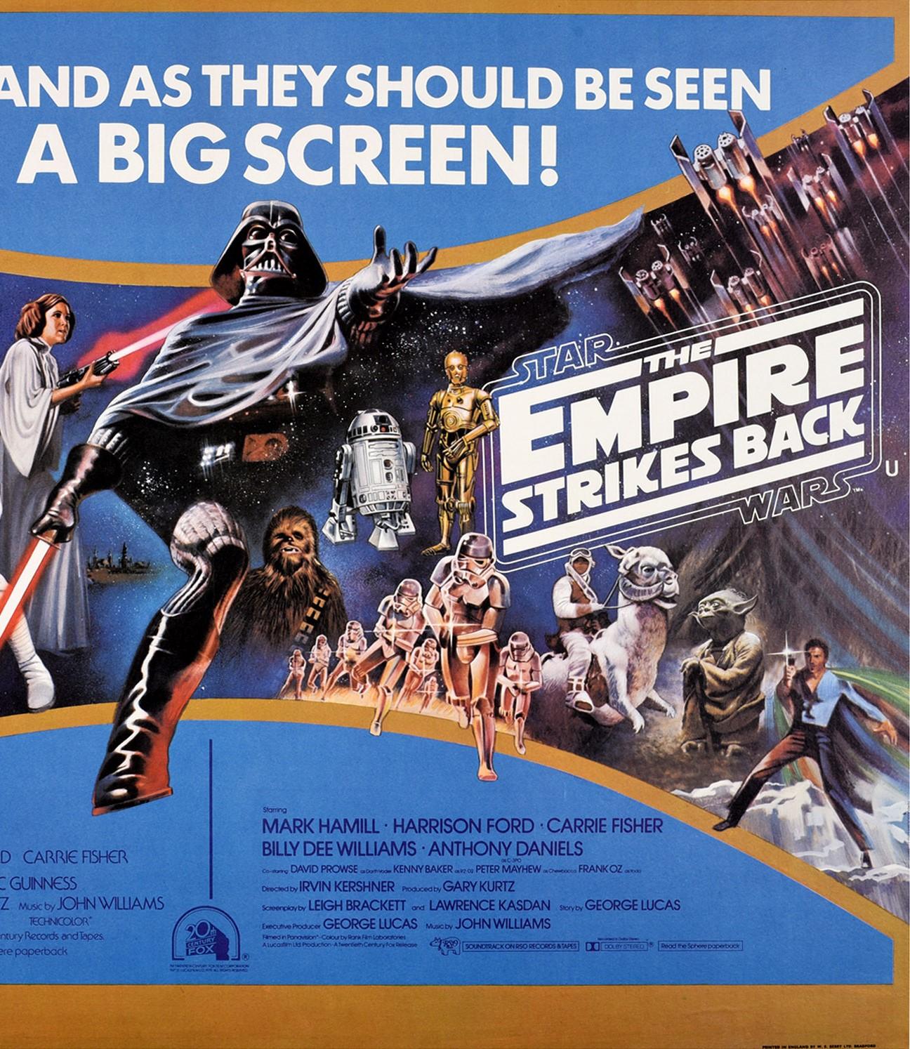 the empire strikes back original poster